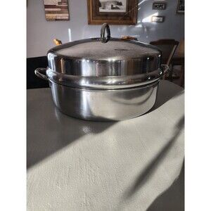 MCM Stainlees Steel Roasting Pan w/ Lid